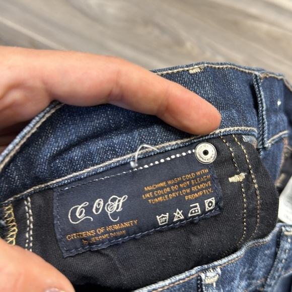 Citizens Of Humanity Blue Bermuda denim shorts size 25 - Picture 6 of 9